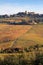 Chianti vineyard landscape in autumn, Tuscany, Italy