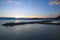 Chiavari - promenade at sunset - Portofino view - Liguria - Italy