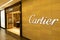 Chiba, Japan - March 24, 2019: View of Cartier front store, French luxury  unique collections of fine jewelry, watches, bridal