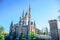 CHIBA, JAPAN: View of Tokyo Disneyland Cinderella Castle