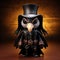 Chibi Eagle Vinyl Toy With Plague Doctor Mask