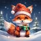 Chibi Fox\'s Christmas Dreams: Winter Whimsy