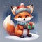 Chibi Fox\'s Christmas Gift: Winter Warmth
