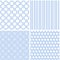 Chic different vector seamless patterns