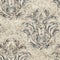 Chic formal grungy damask texture seamless pattern