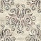 Chic formal grungy damask texture seamless pattern