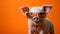 Chic Piglet in Sunglasses Adorable Fashion Model Portrait