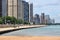 Chicago beach skyline