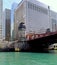 Chicago Canal Lift Bridge Illinois USA