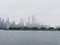 Chicago City Skyline in Fog