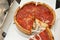 Chicago deep dish pizza