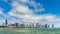 Chicago Downtown City Time Lapse with clouds dynamic