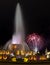 Chicago Famous Fountain and Fireworks