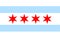 Chicago flag icon