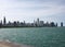 CHICAGO,IL-JUNE 08:Chicago Skyline with The Willis Tower, The John Hancock Center and Lake Michigan in Chicago, IL