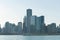 CHICAGO, ILLINOIS - APRIL 17, 2016: Chicago Business District, Downtown, Skyscraper. Michigan Lake