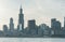 CHICAGO, ILLINOIS - APRIL 17, 2016: Chicago Business District, Downtown, Skyscraper. Michigan Lake