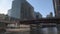 CHICAGO, ILLINOIS - APRIL 17, 2016: Chicago Business District, Downtown, Skyscraper. River and Adams Street Bridge