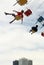 Chicago, Illinois, USA - June 06, 2018: People ride the Wave Swinger on Navy Pier in Chicago