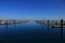 Chicago Lakeside Yacht Marina Early Spring Landscape