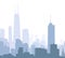 Chicago morning skyline - Vector
