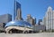 Chicago reflective sculpture