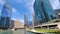 Chicago Riverfront View with Reflective Towers