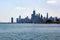 Chicago Skyline over Lake Michigan at Diversey Avenue