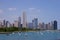 Chicago Skyline over Monroe Harbor  707072