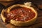 Chicago Style Deep Dish Cheese Pizza