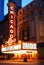 The Chicago Theater lights up the streets