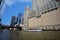 Chicago Water Taxi on the Chicago River in downtown.