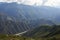 Chicamocha canyon, mountainous Andean scenery in Santander, Colombia