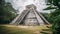 Chichen Itza ancient pyramid, a famous pre Columbian monument of spirituality generated by AI