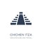 Chichen Itza icon. Trendy flat vector Chichen Itza icon on white