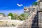 Chichen Itza, Mexico - Platform of the Eagles and Jaguars, pre-columbian Maya civilization in Yucatan