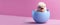 chick emerging from egg, web banner, AI generated