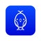 Chick icon blue vector