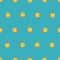 Chick pixel art pattern seamless. 8 bit Little Chicken. 8bit background