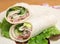 Chicken & Bacon Caesar Wrap Sandwich