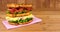 Chicken And Bacon Double Decker Sandwich