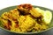 Chicken Biryani, Muslim yellow jasmine rice with chicken,Halal chicken and curry rice