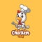 Chicken Brand Cartoon Head