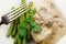 Chicken Breast in Mushroom Sauce with Green Beans