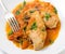Chicken breasts provencal from above