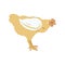 Chicken broiler. Poultry. Label for chicken products. Farming. Livestock raising.
