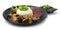 Chicken in Brown Sauce and Chinese Sweet Sausage over Rice recipe  Thai Food