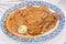 Chicken Chap â€“ A Gorgeous recipe . one egg also in a rund shape plate .