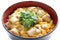 Chicken and egg on rice , japanese cuisine
