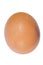 Chicken egg with a transverse crack